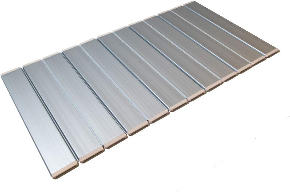 東プレ(Topre Corporation) Bath Lid, 65×119cm, Metallic Grey