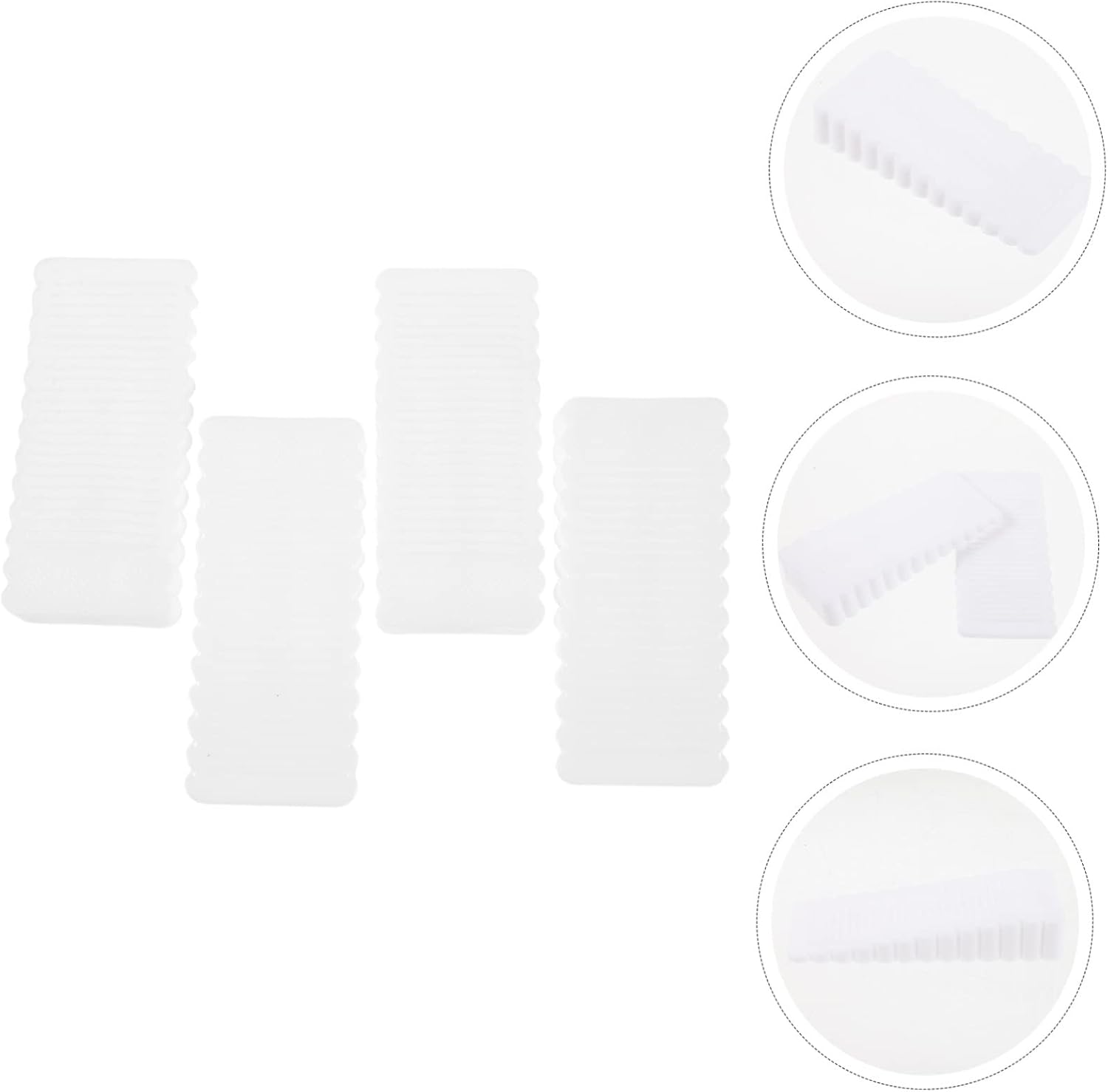 12 Pcs Shims Door Wedges Home Improvement DIY Leveler Furniture Table Pad Bed Level Wedge Furniture Levelers for Uneven Floors Wedges for Levelling Table Heightening Pad Door Stop