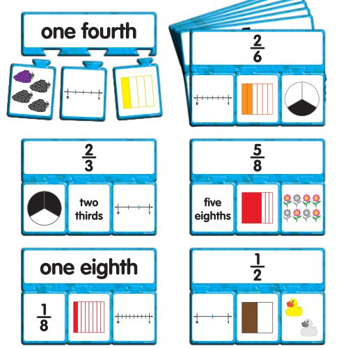 EAI EducationSnap Math - Fractions Puzzle: Grade 3