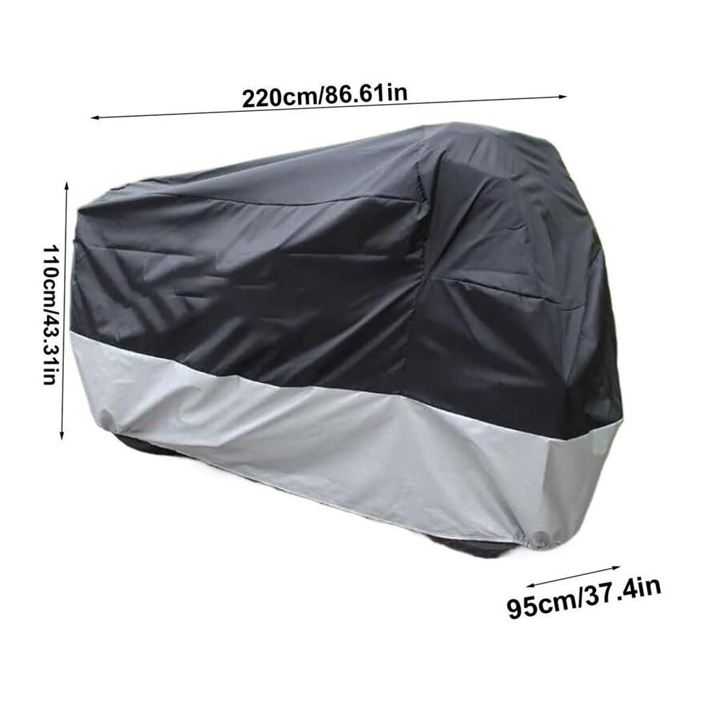 Motocicleta Aire Libre Cubierta L XL XXL Accesorios Motocicletas Cubierta Piezas Almacenamiento Eficiente Protector Prueba Viento Todas Estaciones Orificios Cerradura Estacionamiento Lluvioso