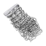 Mikikit 1pc Standard Volleyball Net for Indoor and Outdoor Practice Pe Material Portable Replacement Net for Backyard Gym School and Beach Use