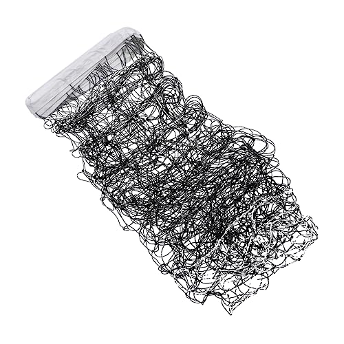 Mikikit 1pc Standard Volleyball Net for Indoor and Outdoor Practice Pe Material Portable Replacement Net for Backyard Gym School and Beach Use