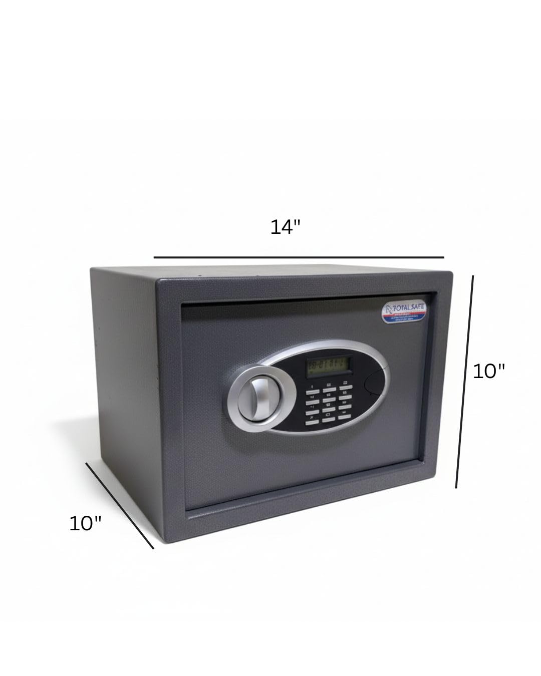 Saphire 250 Digital Safe Locker for Home & Office | Electronic Keypad with Back-up Key | Heavy-Duty Carbon Steel Security Safe Box for Cash, Jewellery, Documents & Valuables | Wall & Floor Mountable 2