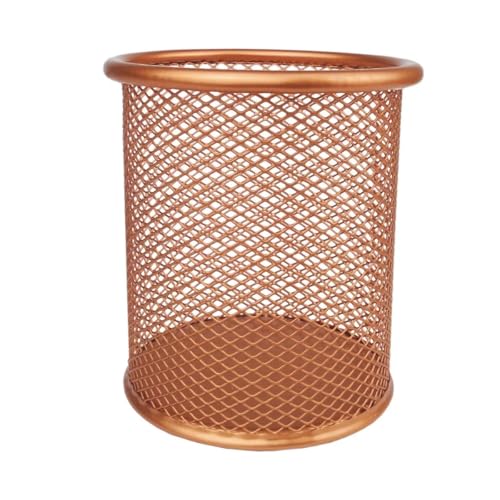 Porta Caneta, Lápis, Redondo, Metal, Rose Gold, Gv Office