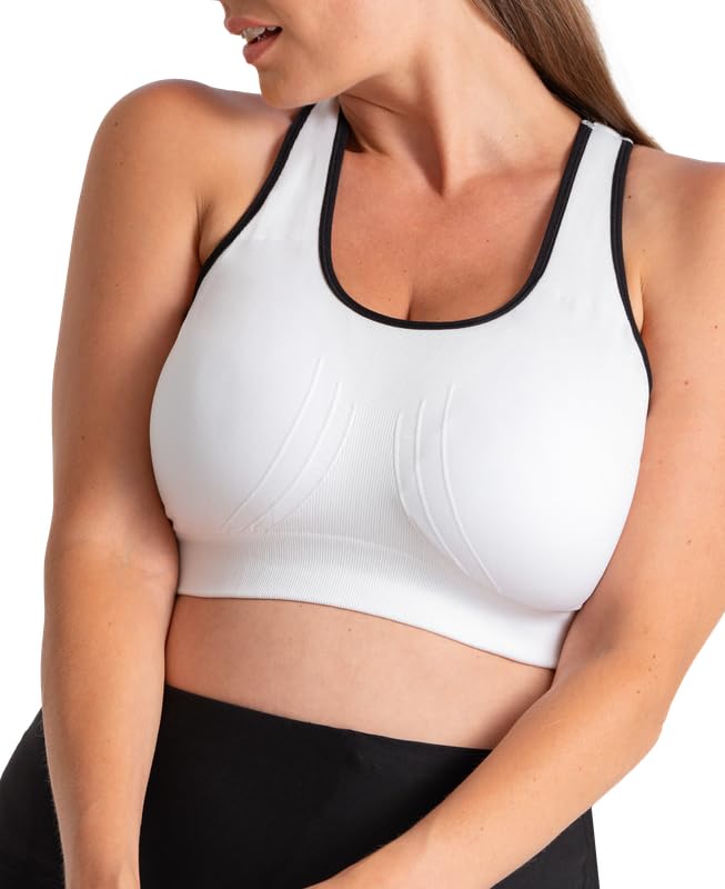 Truekind Racerback Sports Bras for Women, High Support Workout Tops for Women, Workout Bra Plus Size