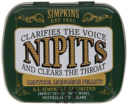 Simpkins Nipits Menthol Liquorice Pellets x 6 Packs by Simpkins