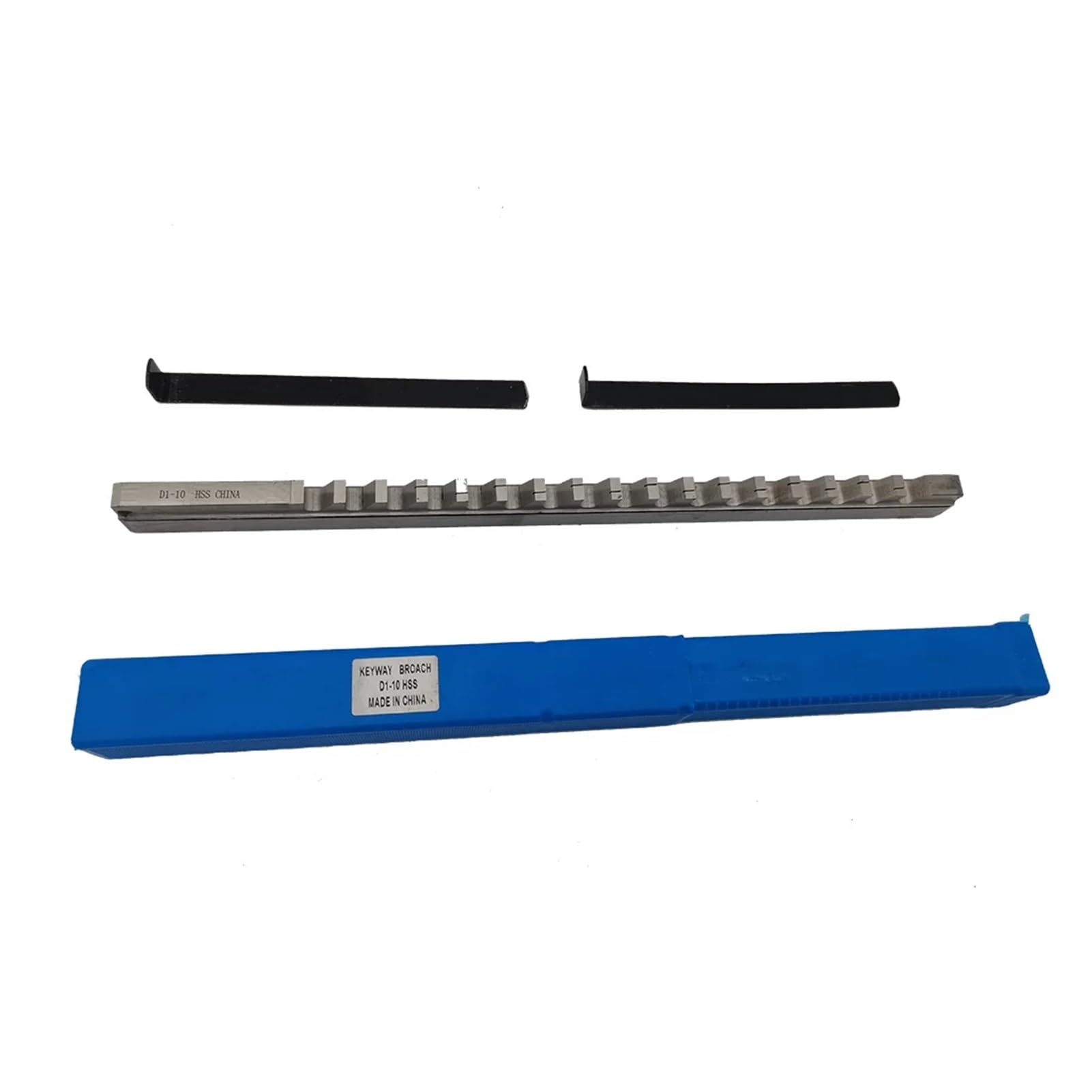 VARNOK Broche à rainurer Broches à clavette à Pousser, 1 pièce, 2/3/4/5/6/8/10/12/14/16/18 mm, Type A1/B1/C1/D1/E1, Outils HSS for Machines-Outils CNC(D1 10mm)