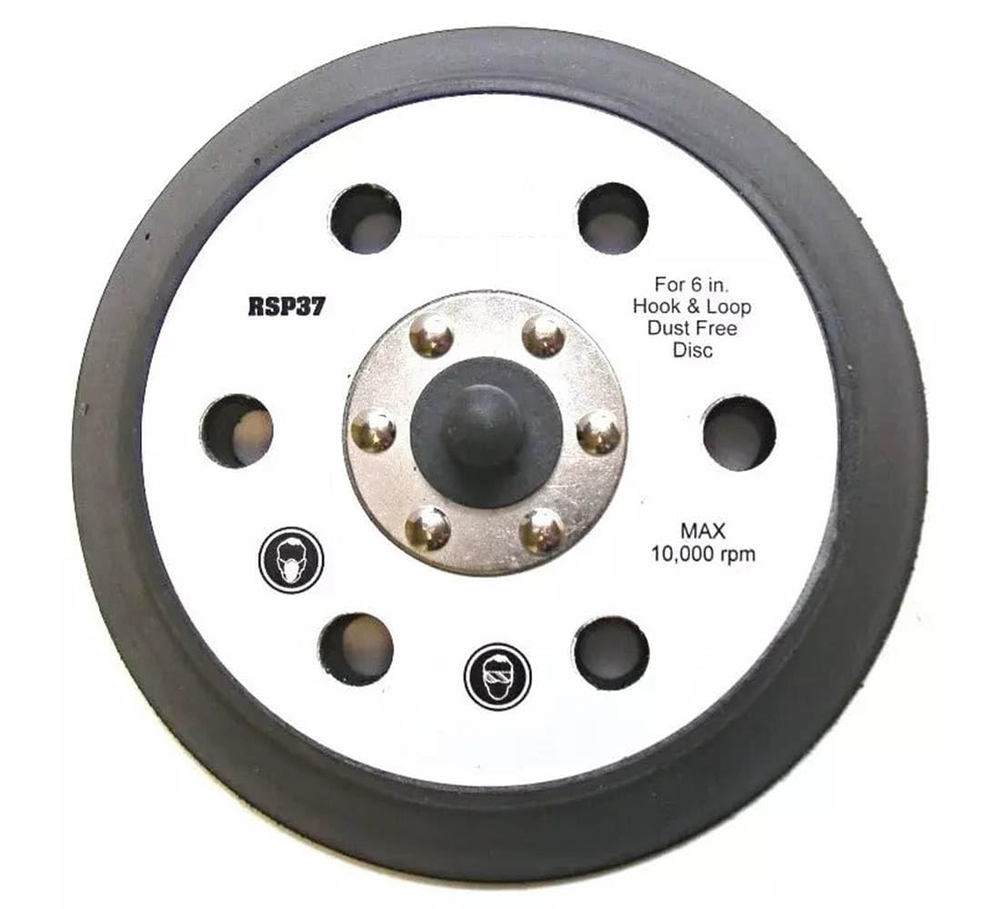 YOKAMU Replacement Backing Pad 6" Hook Loop for Porter Cable Polisher 7424 7424XP 18001