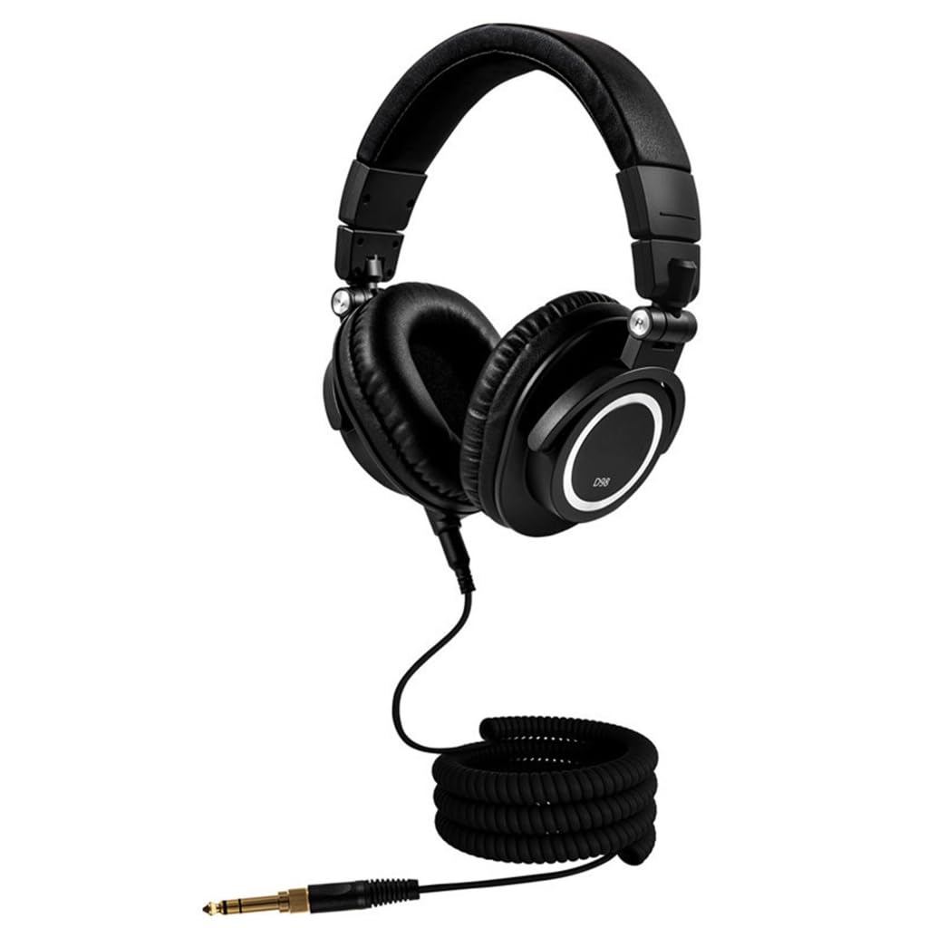 l Cuffie DJ Over Ear Monitor Auricolari pieghevoli Cuffie bassi per la registrazione