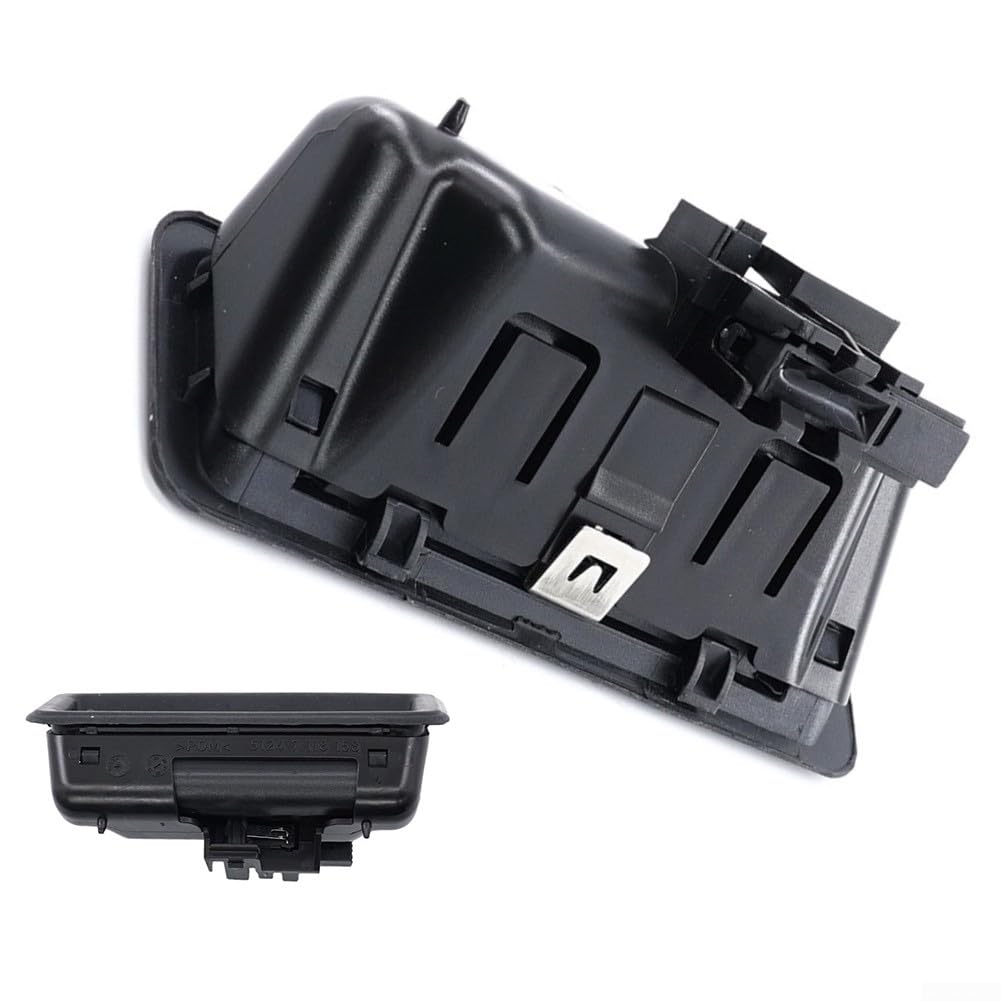 Interruptor de palanca de liberación de portón trasero 51247118158 para BMW E88 E90 E60 E70 garantiza un fácil acceso al maletero y cierre seguro para varias series
