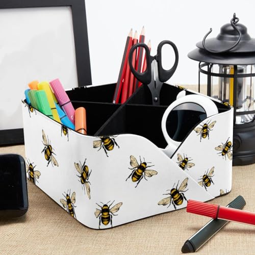 Pot de rangement pour bureau à compartiments abeilles pour s'organiser - 8