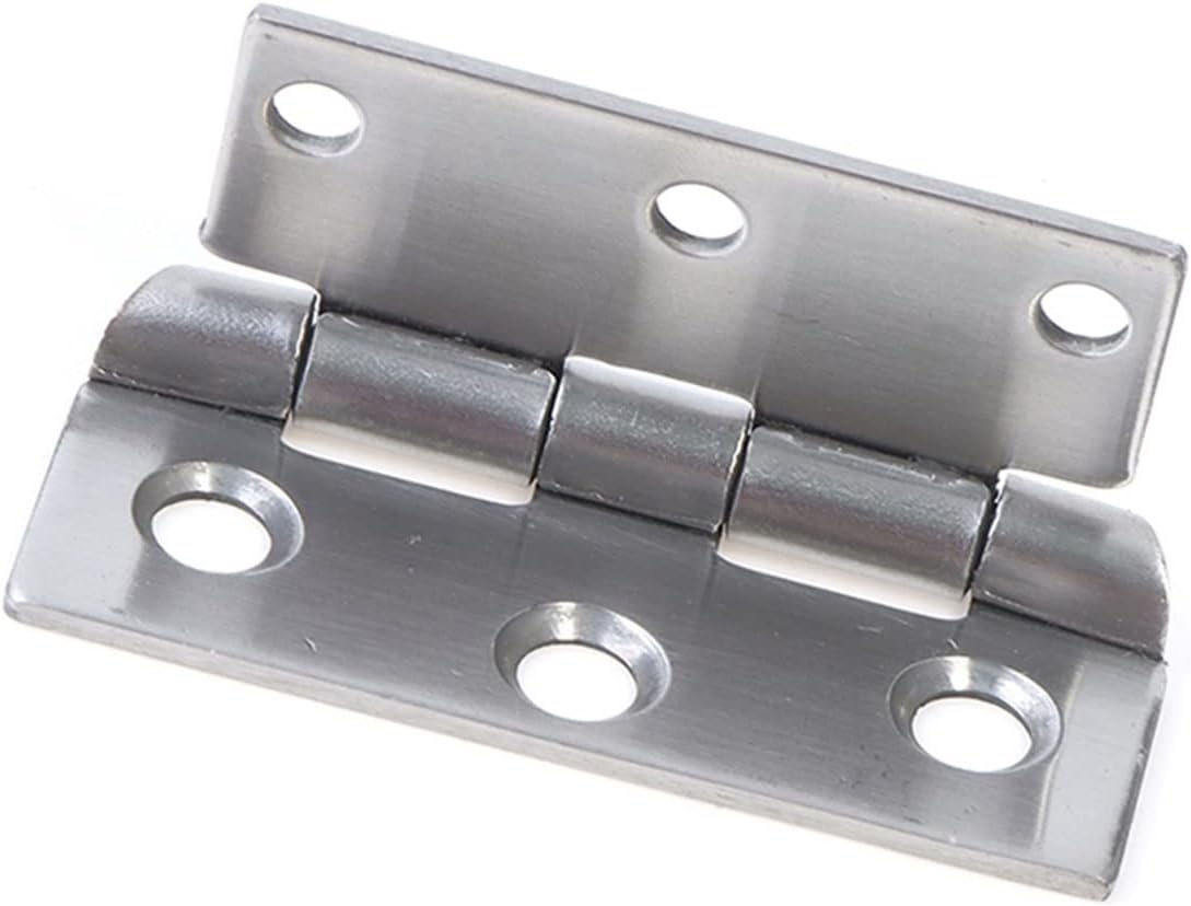4pcs 2.5inch 304 Stainless Steel Door Hinges,Silent Hydraulic Hinges,Cabinet Door Hinges,Equipped Furniture Hardware Hinges