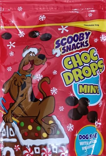 Scooby Snacks Doggy Christmas Mint Chocolate Drops with Added Vitamins Training Treat 150g
