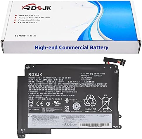 RDSJK 00HW020 00HW021 SB10F46458 SB10F46459 Laptop Battery for Lenovo ThinkPad Yoga 460 20EL 20EM Yoga P40 20GQ 20GR 20FY 20G 20G0 S3 Yoga 14 20DM Series 11.4V 53Wh