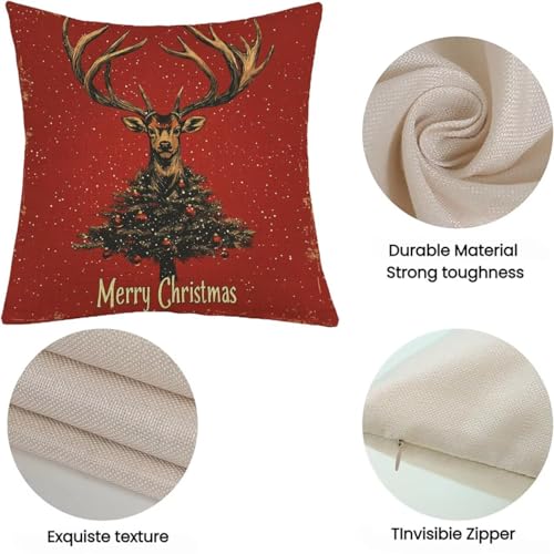 Housse de coussin extérieur imperméable 55x55 lin déperlant Lejnlnng