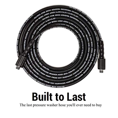 Heavy Duty 30ft Universal Pressure Washer Hose 1/4