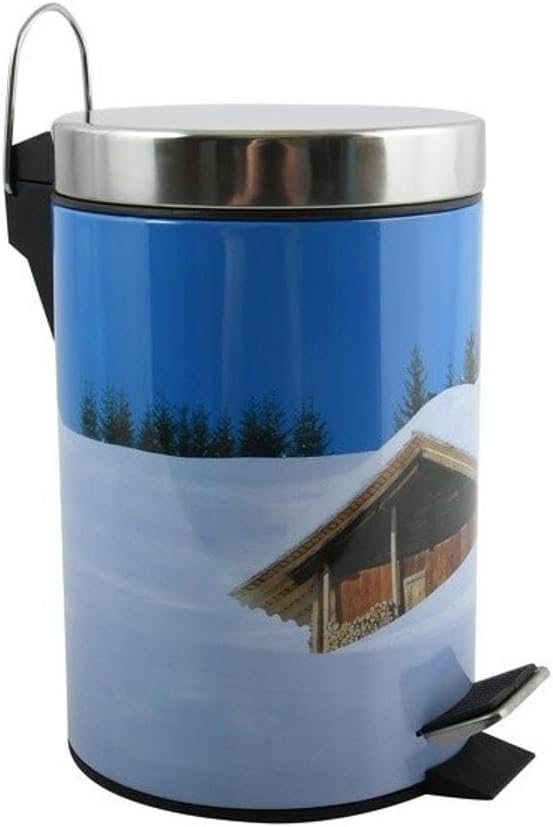 MSV 3 Litre Stainless Steel Sepia Cottage Bin