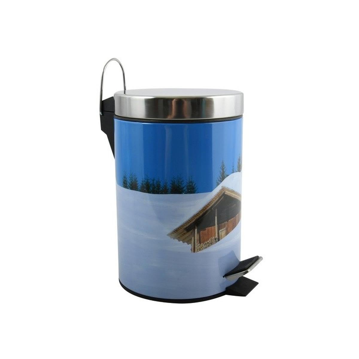 MSV 3 Litre Stainless Steel Sepia Cottage Bin