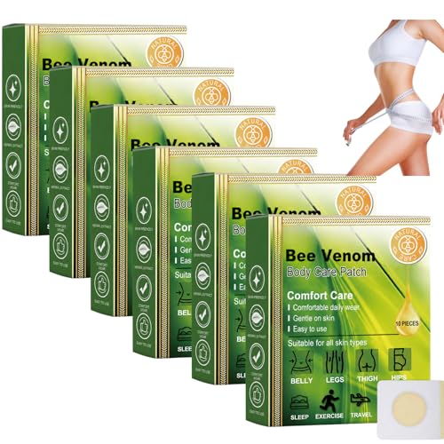60 pcs Bee Venom Patches Firming & Sculpting Support for Belly Waist & Legs - Skin Smoothing & Contouring Formula - Advanced Micro-Surface Patches for a Toned Appearance & Daily Self-Care