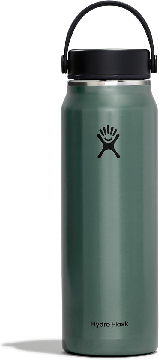 Amazon.com : Hydro Flask 32 Oz Lightweight Trail Series Wide Flex Cap Serpentine- Hiking Water Bottle