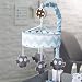 My Baby Sam Chevron Mobile, Aqua/Gray