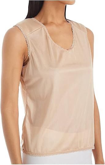 Shadowline Womens 7101X Plus Nylon Padded Shoulder Camisole