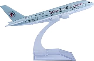Bswath Model Airplane 1:400 Qatar A380 Model Plane Metal Plane Diecast Alloy Airplanes for Gift and Collection