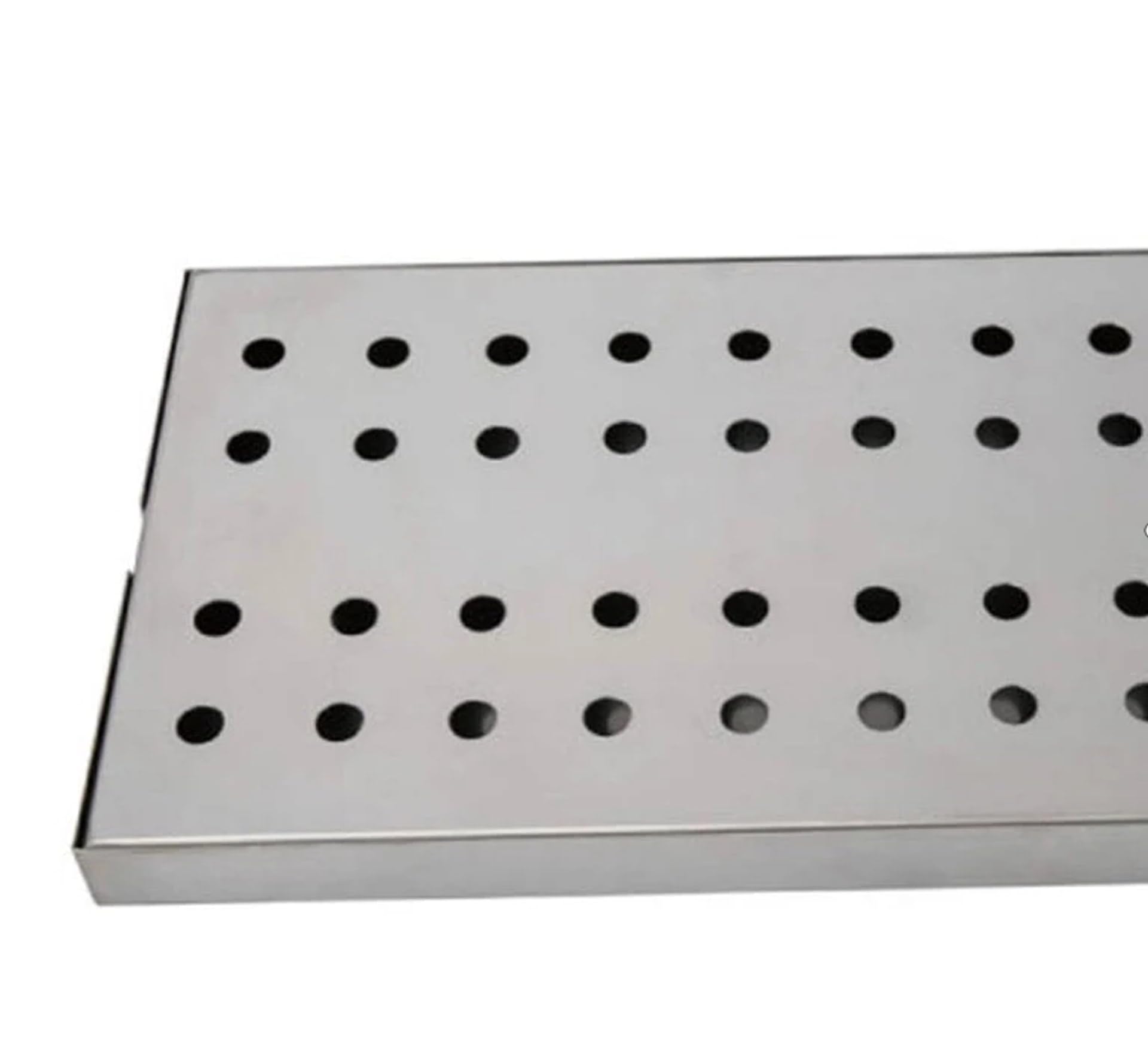 Tropfblech Abtropfblech Tropfschale Edelstahl 600x190x33 mm - Auffangschale mit Rändern für Bar Kneipe Hausbrauen Industrie Sauberkeit