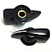 4pc chicken head knob aged black set 6mm screw brass insert pedal control audio