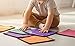 wkao Sensory Mats for Autism, 16 Pcs Tactile Sensory Toys, Colorful Floor Tiles for All Ages, ADHD, Calming