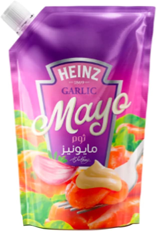Heinz mayonnaise with garlic, 285 gm Buy Online at Best Price in Egypt