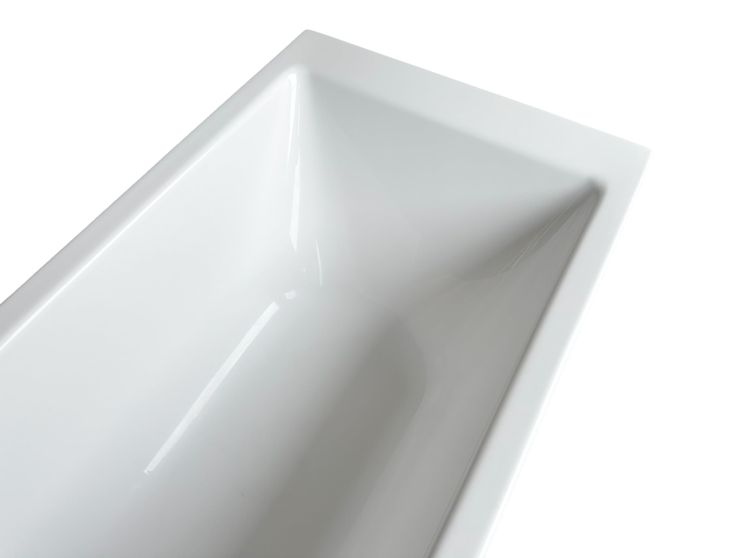 ECOLAM® wanna TAMI 140x70 cm prostokątna akrylowa biała nowoczesna elegancka wanna bezpośrednio od producenta w zestawie syfon silikon stelaż