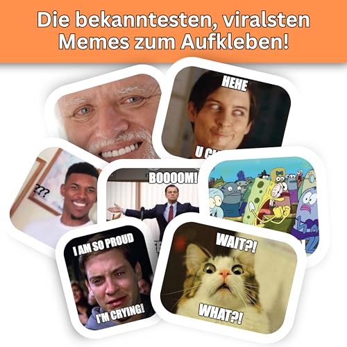 Lehrer Meme Sticker/Aufkleber 168 STK. / 28 Motive/Lehrermemes für Noten, für jedes Alter geeignet