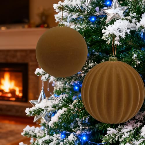 Boules de Noël en velours incassables pour maison avec enfants - 7