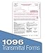 1099 Misc Tax Forms 2019 - Tangible Values 4-Part Kit with Envelopes - TPF Software Included, 25 Pack