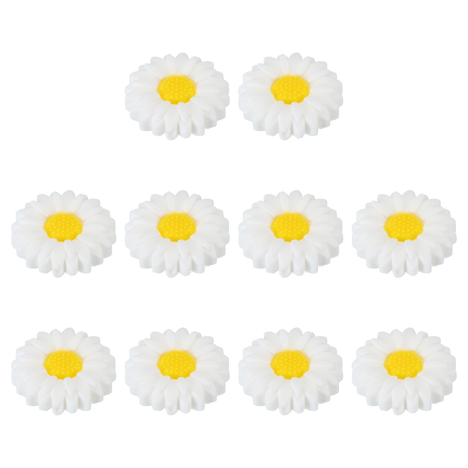 Perles de fleurs en silicone 30mm pour réparer et personnaliser vos porte-clés et bijoux