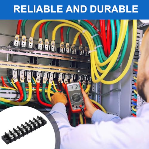 Borniers 2 rangées 8P 300V 20A avec 80 connecteurs gaines - 5