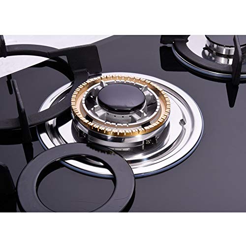 Deli-Kit® 12 Inch Gas Cooktop Dual Fuel Sealed 2 Burners Tempered Glass Gas Cooktop Drop-In Gas Hob Dk123-B01S Gas Cooker #TOP3