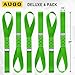 AUGO Heavy Duty Soft Loops –Pack of 6-1.5” x 17” Tie Down Anchor Straps for Use w/Ratchet Strap Hooks – 3000Lb Load Capacity & 10,000Lb Break Strength – Great for Motorcycle, Bike, Roof Rack, Etc.