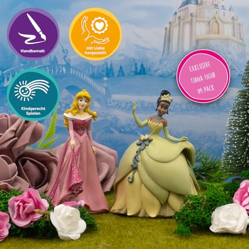 Bullyland 13260 - Spielfiguren Set Walt Disney Princess mit Belle, Jasmin, Aurora, Tiana und Cinderella, detailgetreu… – Ansicht 5