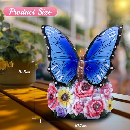 Linkax STATUE Christmas Birthday Gifts For Mom Women Grandma Mother In Law, Christmas Decorations Butterfly Solar Lights Outdoor Decor thumb #5