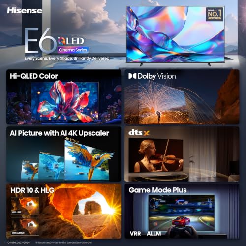 Hisense 50" Class E6SR Series Hi-QLED 4K UHD Smart, photo 3 of 4