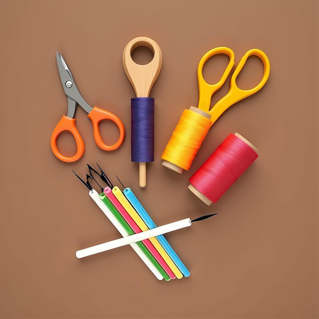 5Pcs Needle Threading Tool Set, Easy Threading Guide for Sewing, Plastic Threader for Elderly, Beading and Handcraft Accessories