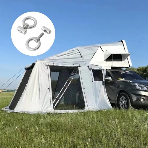 6 Stück Kederstopper Stopper Endstopper für Kederschiene Vorzelt, Nutzbar Blockierungskit Stopper Edelstahl Kederschiene Zubehör für Wohnwagen, Wohnmobil, Campervan, Boot