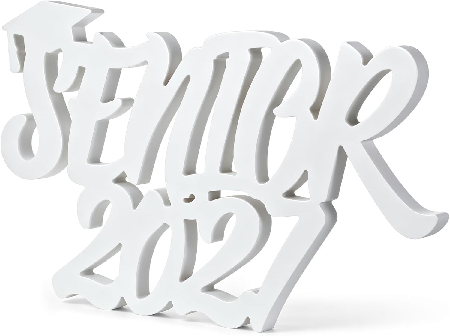 Amyhill Senior 2027 Sign Graduation Decorations Class of 2027 Photo Booth Props for Photoshoot, Graduation Table Centerpieces Senior 2027 Letter Sign for Grad Party Supplies