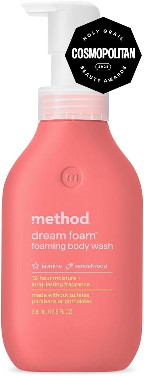 Dream Foam, Foaming Body Wash, Jasmine + Sandalwood, 13.5 oz
