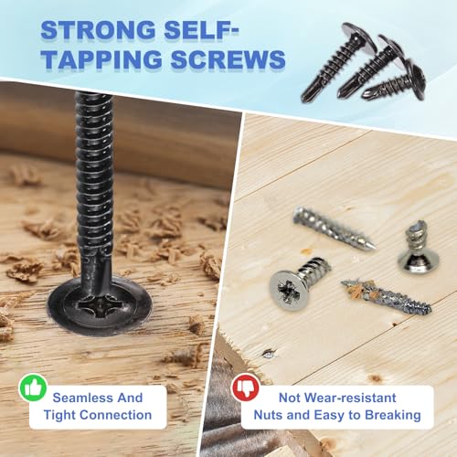 Tornillos autorroscantes de acero galvanizado 4.2x16 mm 60 pzas miniatura 5