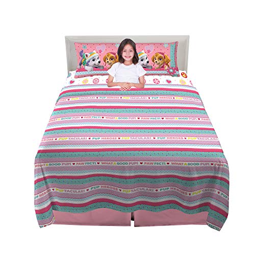 Franco Kids Bedding Super Soft Sheet Set, 4 Piece Full Size, Paw Patrol