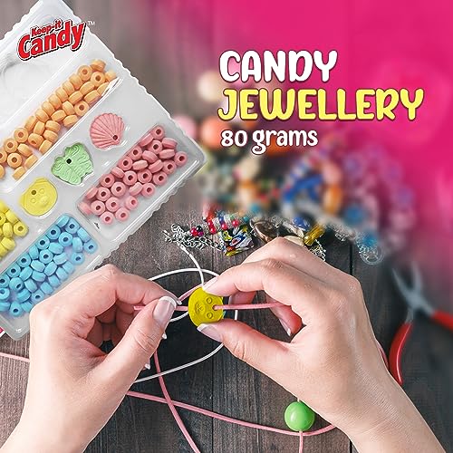 SOL Candy Jewellery Making Kit for Girls – Create Necklaces & Bracelets with Fun Beads & Pendants – Bracelet Making Kit for Parties, Playdates, & Crafts – Sweet Designs, Delicious Treats, Endless Fun - Image 5