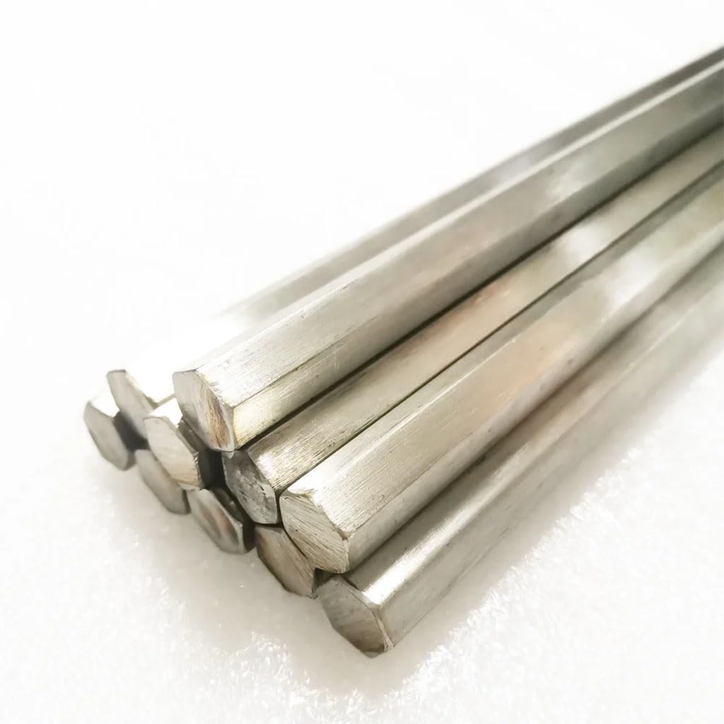 1 Szt. 304 Stal Nierdzewna Pręt Sześciokątny Pełny Pręt Długość 100/200/300/500 Mm Średnica 5 Mm-26 Mm Liniowy Metryczny Wał Sześciokątny(200mm,24mm)